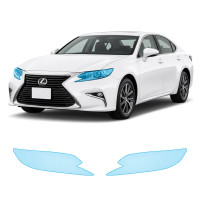 Антигравийная защитная бронепленка по лекалам для Lexus ES XV60 facelift 2015-2018 - оптика (фары и ПТФ)