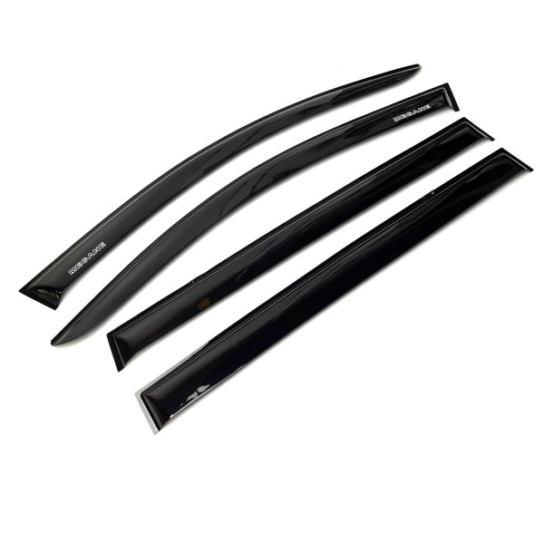 Дефлекторы окон ветровики для Renault Megane II 2002-2009 Универсал Voron Glass