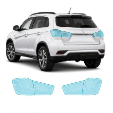 Антигравійна захисна бронеплівка за лекалами для Mitsubishi ASX I facelift 2016-2023 - задні ліхтарі стопи