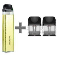 Багаторазовий Pod-Набір Vaporesso Xros 3 Mini 1000mAh 2 мл (Картриджів 1 ОМ 3 шт) Лимонний Жовтий