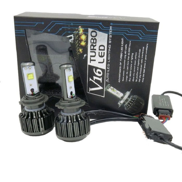 LED лампы автомобильные Tubo Led H3 вентилятор 3600Lm V 16 / CREE / 30W / 6000K / IP67 / 8-48V 2шт