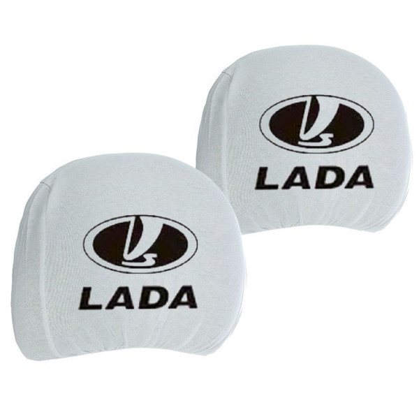 Чохол підголівників LADA білі
