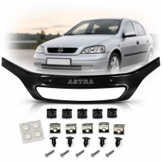 Дефлектор капота мухобойка Opel Astra G 1998-2012 Телевізор Євро Кріплення (Vip Tuning)