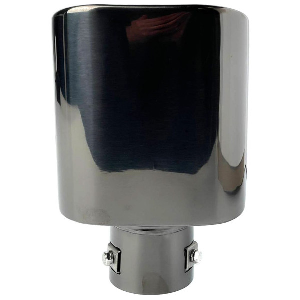 Насадка на глушитель Vitol 203x135-63x60 мм Темный Хром (НГ-0109-BK)