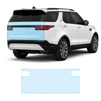 Антигравийная защитная бронепленка по лекалам для Land Rover Discovery L462 facelift 2021- зона крышки багажника