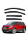 Дефлектори вікон ветровики Nissan Qashqai 2007-2014 Скотч 3M Voron Glass