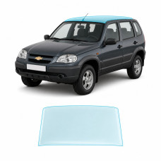 Антигравійна захисна бронеплівка за лекалами для Chevrolet Niva I facelift 2009-2020 - зона даху