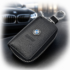Автомобільна ключниця для ключів з логотипом BMW (Тіснена кожа)