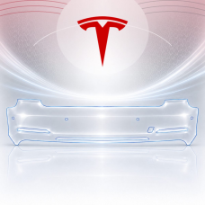 Антигравійна захисна бронеплівка за лекалами для Tesla Model 3 I 2017-2023 - задній бампер