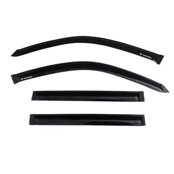 Дефлектори вікон вітрові для Toyota Land Cruiser Prado 120 2002-2009 Скотч 3M Voron Glass