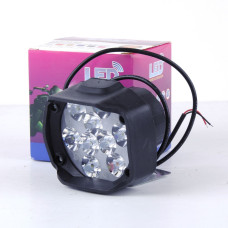 Додаткова LED фара 27W (3W*9) 12-85V 97*76*40mm Дальний (72-27W) 1 шт (3295)