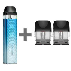 Многоразовый Pod-Набор Vaporesso Xros 3 Mini 1000mAh 2 мл (Картриджей 1 ОМ 3 шт) Sky Blue Небесно-Голубой