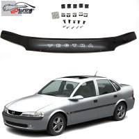 Дефлектор капота мухобойка для Opel Vectra B 1996-2001 Евро Крепление (Vip Tuning) OP11