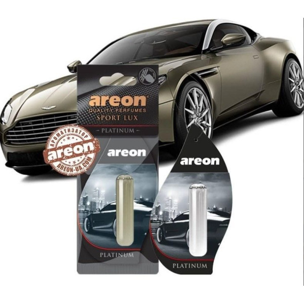 Набір ароматизаторів повітря Areon Car Perfume (Platinum)