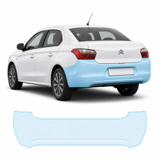 Антигравійна захисна бронеплівка за лекалами для Citroen C-Elysee I facelift 2017-2022 - задній бампер