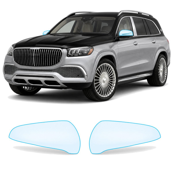 Антигравийная защитная бронепленка по лекалам для Mercedes-Benz Maybach GLS X167 2020- зеркала