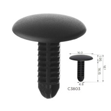 Кліпса кріплення для обшивки багажник, капот Tesla (101091900A) (C3803)