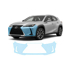Антигравийная защитная бронепленка по лекалам для Lexus UX Z10 2018- передний бампер