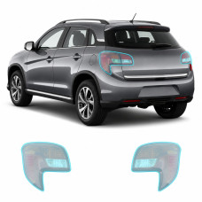 Антигравійна захисна бронеплівка за лекалами для Citroen C4 Aircross I 2012-2017 - задні ліхтарі стопи