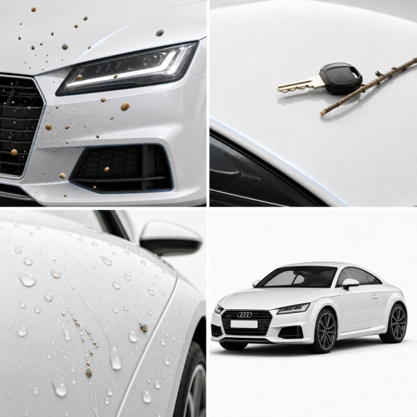 Антигравійна захисна бронеплівка за лекалами для Audi TT 8S 2014-2023 - задні ліхтарі стопи