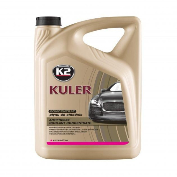 Антифриз концентрат K2 Kuler Long Life -80 Розовый G13 / G13+ 5 л (T215R) (K20425)