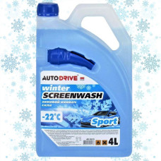 Очищувач зимовий Autodrive Winter Screen Wash -22 °C 4 л Sport (AD0123)