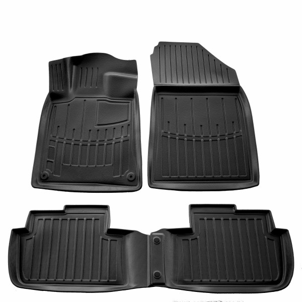 Комплект 3D ковриков в салон Peugeot 407 (sedan) (2004-2011) Пежо