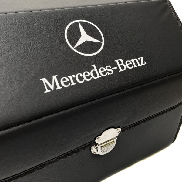 Органайзер саквояж в багажник Mercedes-Benz 38 x 31 x 29 см Эко-кожа Черный 1 шт