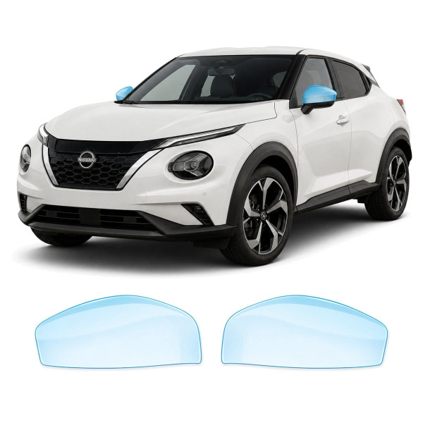 Антигравийная защитная бронепленка по лекалам для Nissan Juke F16 facelift 2024- зеркала