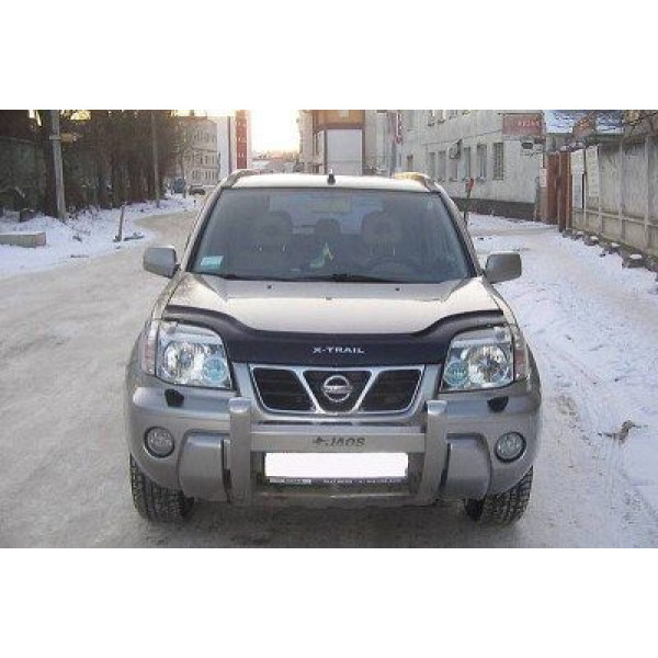 Дефлектор капота мухобойка Nissan X-Trail (T30) 2001-2006 Євро Кріплення Vip Tuning (NS14)