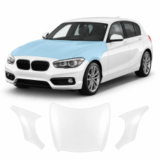 Антигравійна захисна бронеплівка за лекалами для BMW 1 Series F20 facelift 2015-2019 - капот і передні крила
