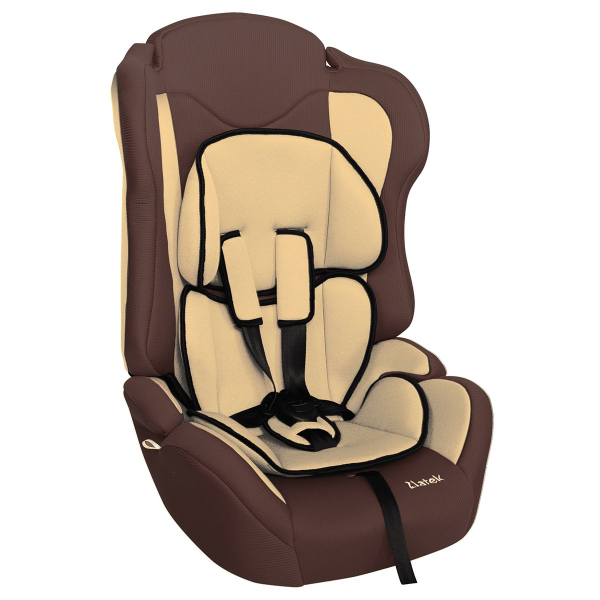 Детское автокресло 1-12 Лет, 9-36 Кг, Категория 1/2/3 ZLATEK Atlantic Lux Коричневый