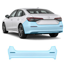 Антигравійна захисна бронеплівка за лекалами для Honda Civic XI 2021- задній бампер