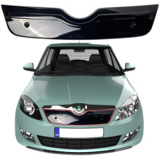 Зимняя Накладка На Skoda Fabia 2 2010-2014 Рестайлинг Решетка Глянець FLY
