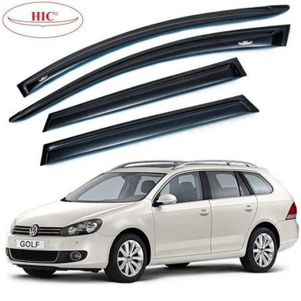 Дефлекторы окон ветровики HIC для Volkswagen Golf V / VI 2003-2013 Variant Оригинал (VW45)