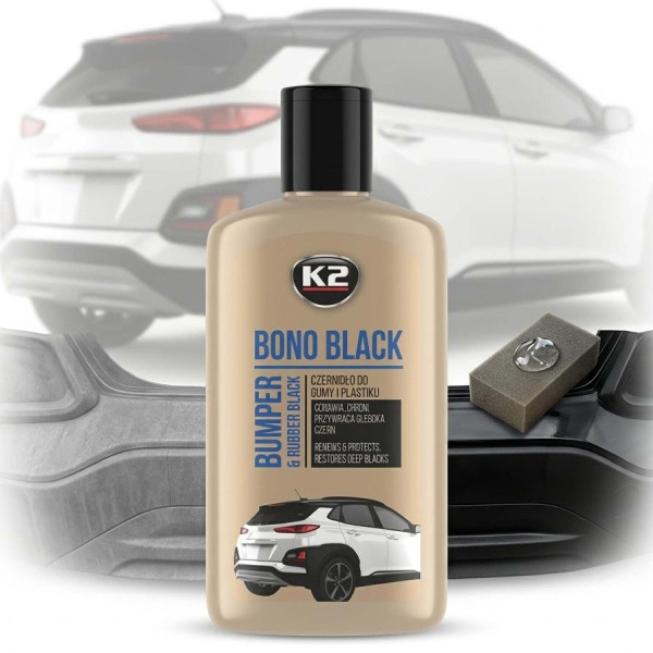 Відновник поверхонь гель K2 BONO BLACK 250 мл гума пластик бампера