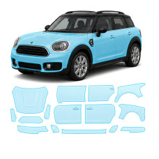 Антигравийная защитная бронепленка по лекалам для Mini Countryman F60 2017-2020 - полный кузов