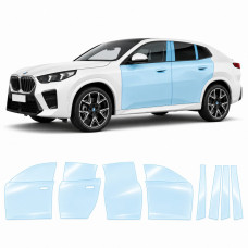 Антигравійна захисна бронеплівка за лекалами для BMW X2 U10 2023- зони дверей і стійки вікон