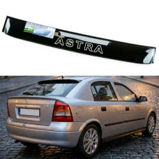 Cпойлер заднього скла козирок Opel Astra G 1998-2012 Седан (Voron Glass) KO10198