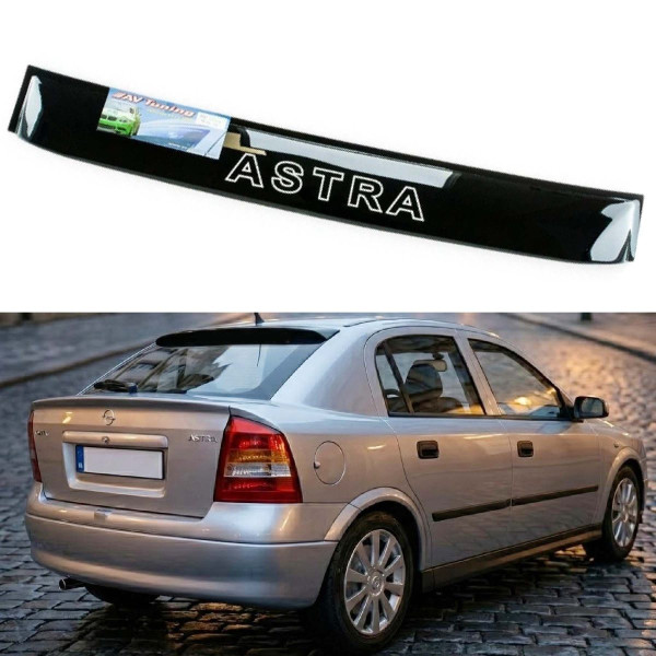 Cпойлер заднего стекла козырек для Opel Astra G 1998-2012 Седан (Voron Glass) KO10198