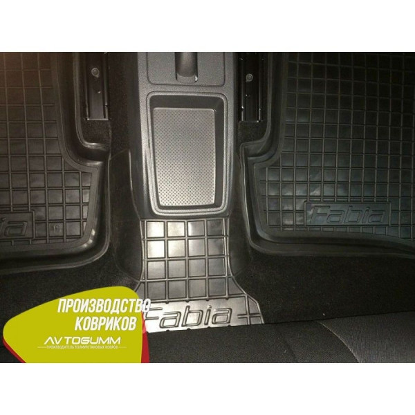 Автомобільні килимки в салон Skoda Fabia 3 2015- (Avto-Gumm)
