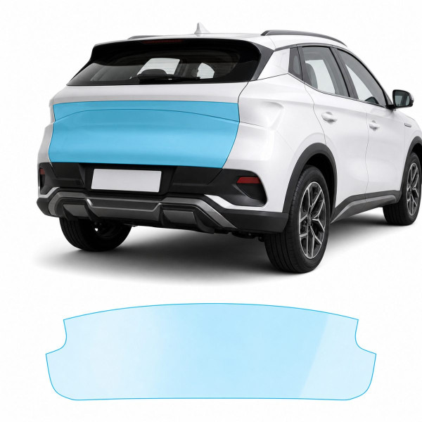 Антигравійна захисна бронеплівка за лекалами для BYD Atto 3 (Yuan Plus) I facelift 2025- зона кришки багажника