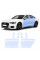 Антигравийная защитная бронепленка по лекалам для Audi A6 C8 facelift 2023-2025 - зоны дверей и стойки окон