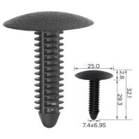 Кліпса для обшивки Ford E9SB6302354ACW (C0300)