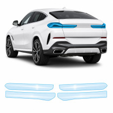 Антигравийная защитная бронепленка по лекалам для BMW X6 G06 facelift 2023- задние фонари стопы