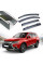 Дефлекторы окон ветровики Benke для Mitsubishi Outlander 2012-2020 Хром Молдинг Из Нержавеющей Стали 3D (BMTOT1323-W/S)