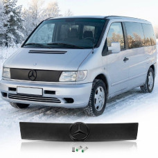 Зимняя накладка на решетку радиатора Mercedes Vito 638 1998-2003 AutoElement zim 022