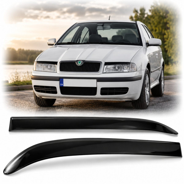 Реснички фар для Skoda Octavia Tur 1997-2012 Voron Glass