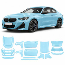 Антигравійна захисна бронеплівка за лекалами для BMW 2 Series G42 2021- повний кузов