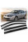 Дефлекторы окон ветровики для Renault Megane II 2002-2009 Универсал Voron Glass